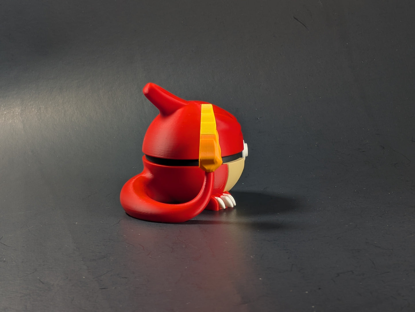 Charmeleon Pokeball, Pokemon Inspired Collectable Gift Decor