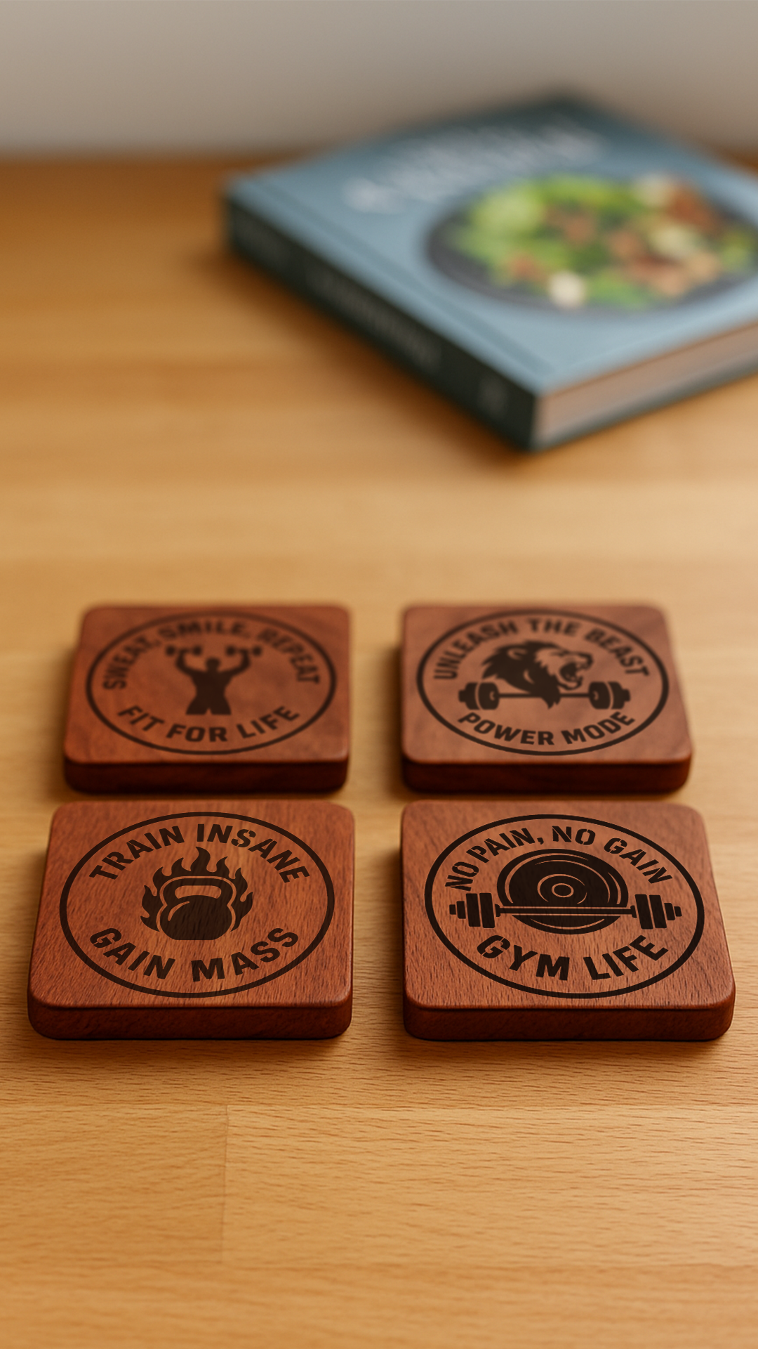 Gym Rat Coaster Set #1