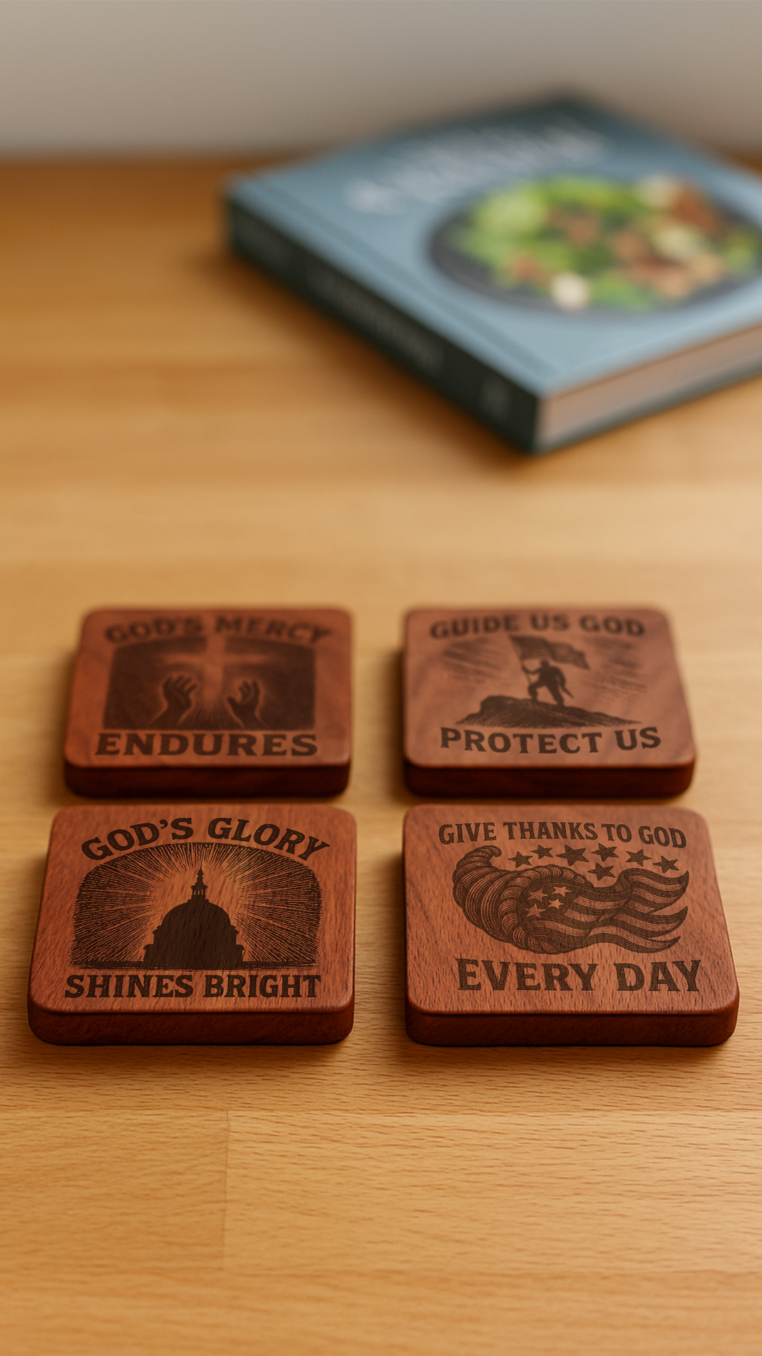 Under God Coaster Set #1