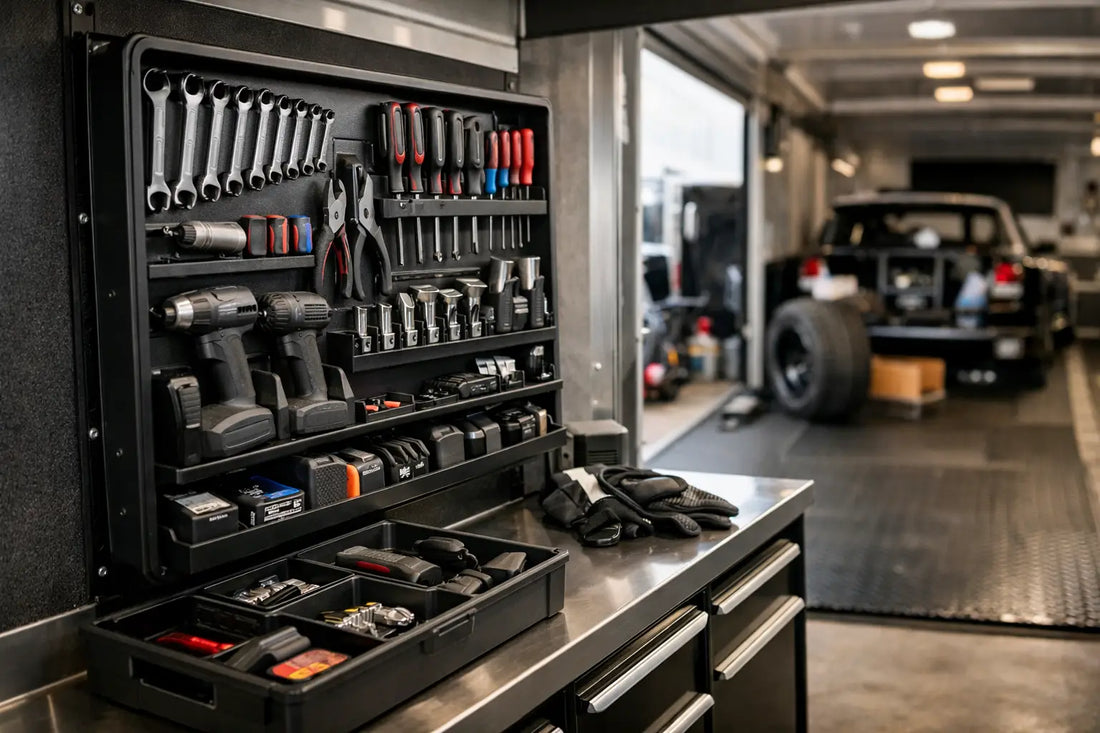 Custom Tool Organizer for Race Trailer Setup