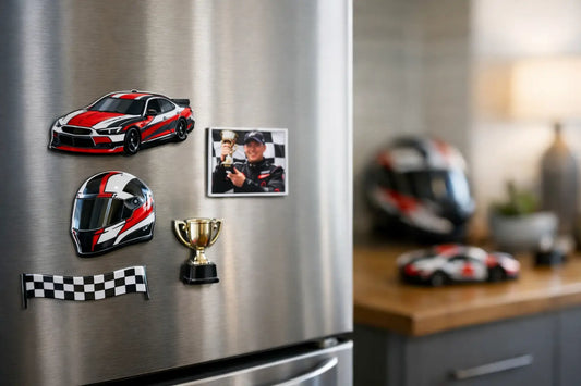 Why Personalized Racing Fridge Magnets Work
