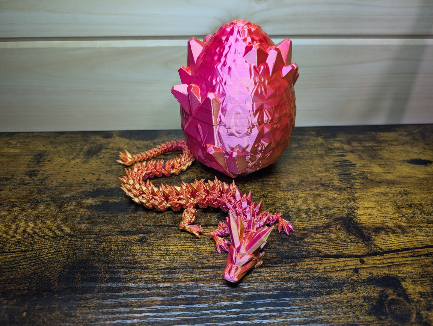 Crystal Dragon with Crystal Egg - Flexible Fidget Friend