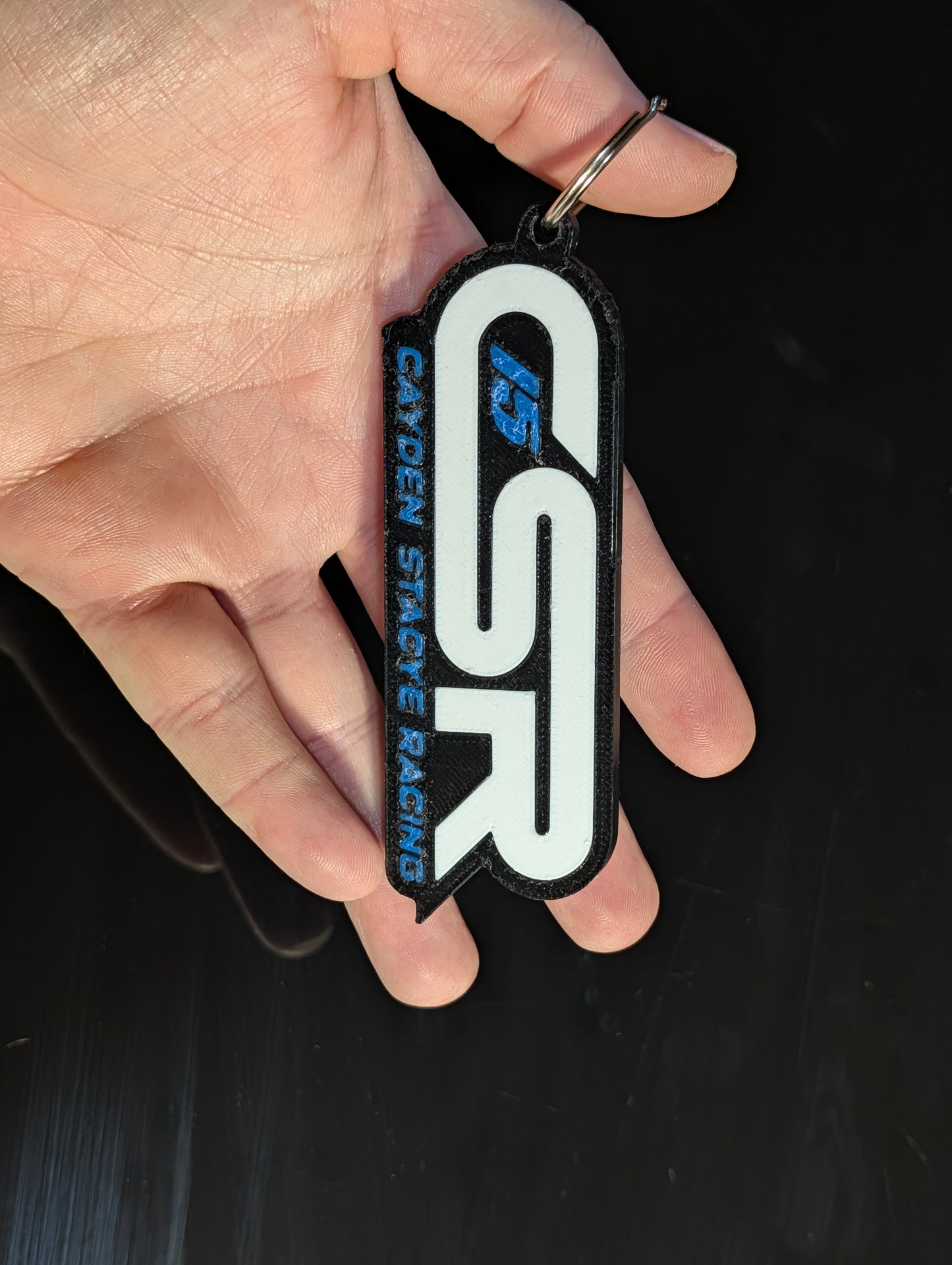 Custom Race Team Keychain – Logo or Car Number – Heat-Resistant