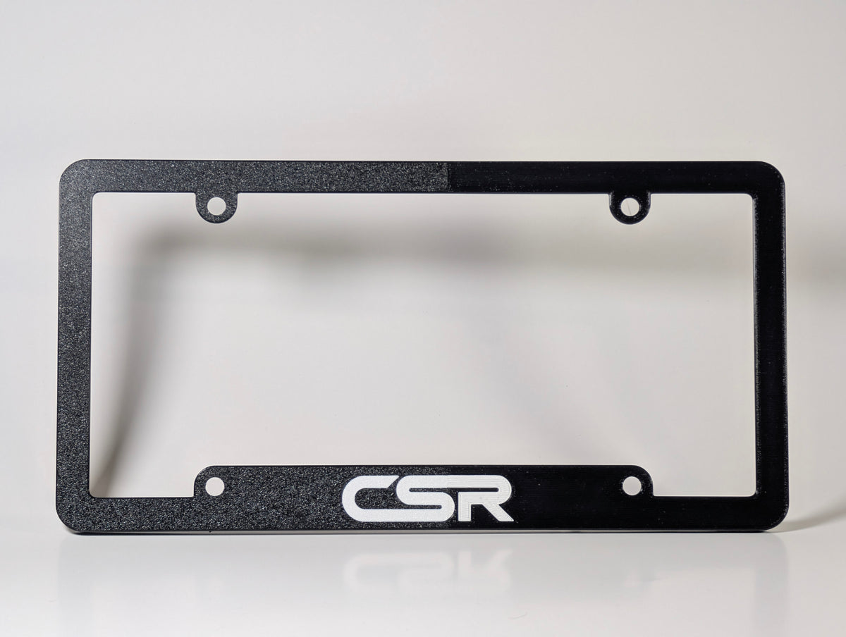 Trac Racer R9 Frame Custom Race Team License Plate Frame – Heat Resistant – Built for Trac ...