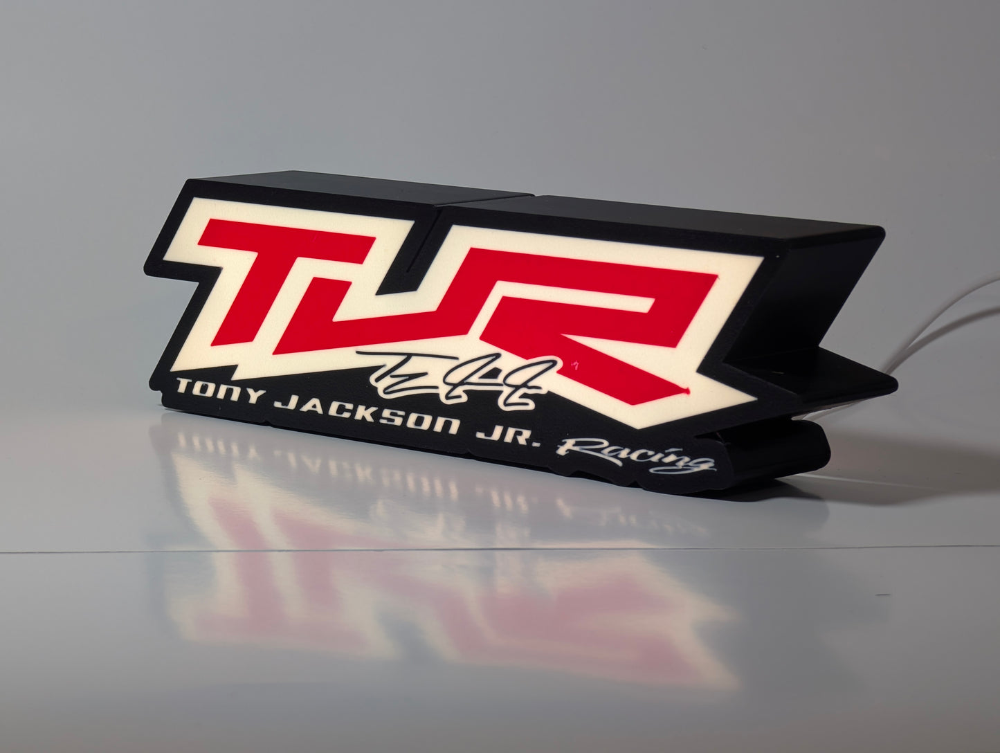 Illuminated Race Team Logo Light Box – Custom Display