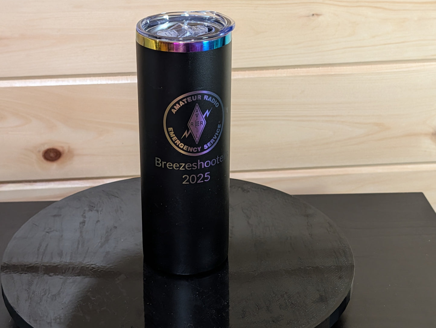 Custom Laser Engraved Tumbler – Rainbow or Silver – 20oz Skinny Stainless