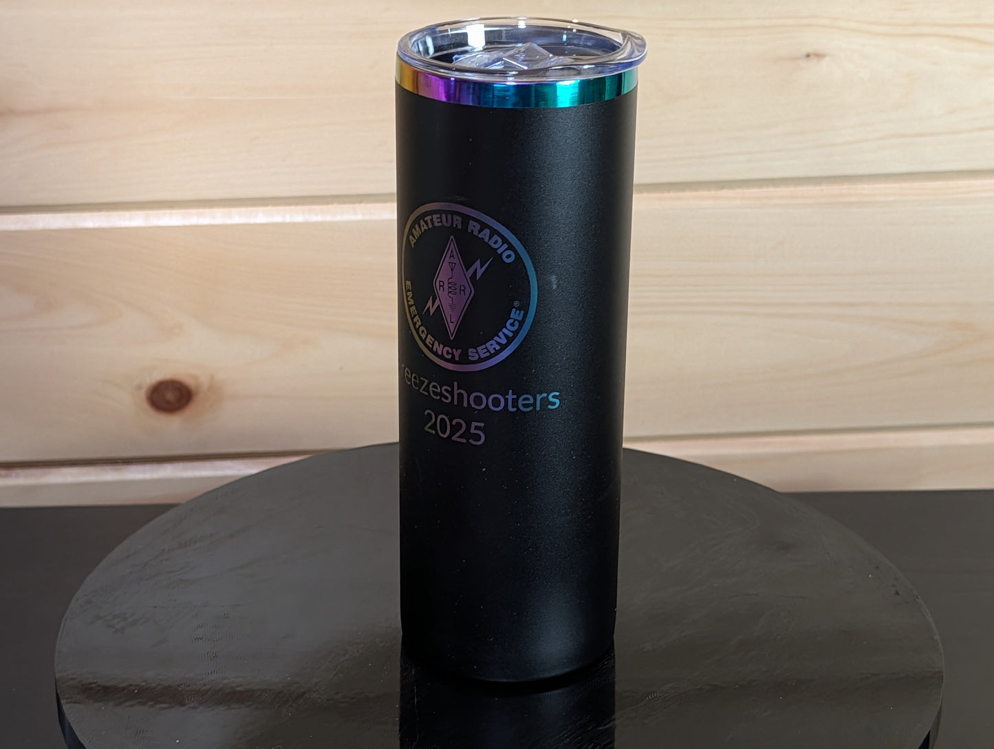 Custom Laser Engraved Tumbler – Rainbow or Silver – 20oz Skinny Stainless