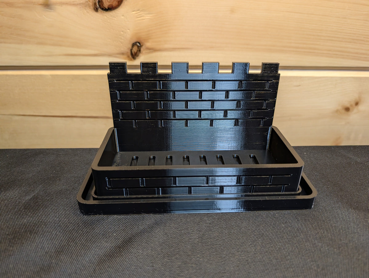 Castle Sink Caddy with Removable Tray