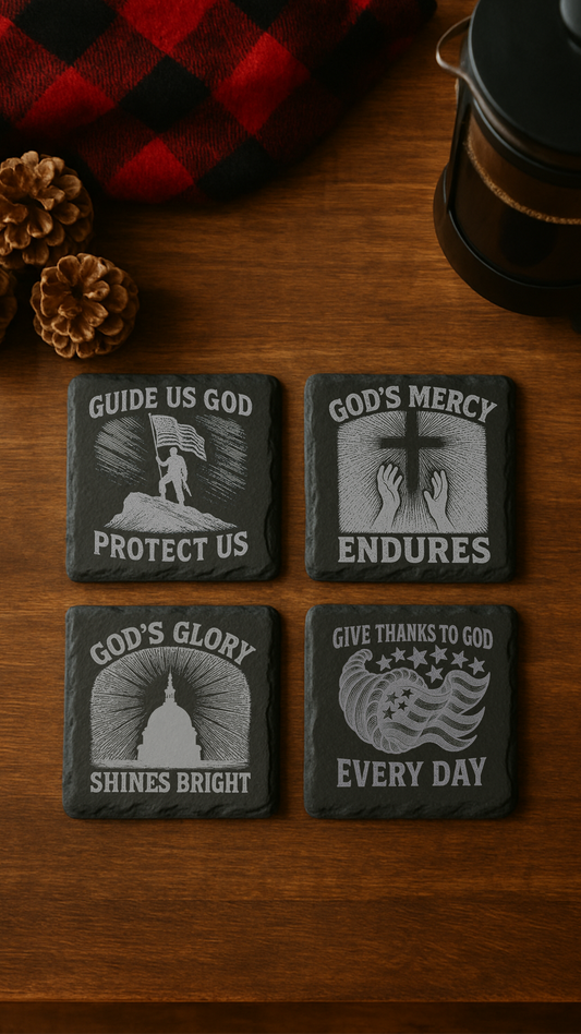Under God Coaster Set #1