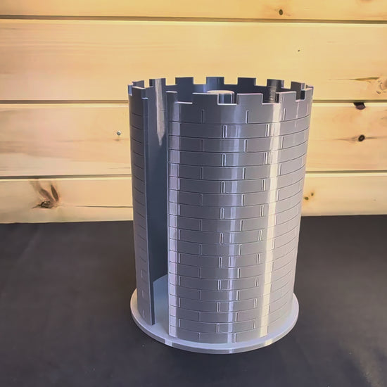 Castle Tower Paper Towel Holder demonstration