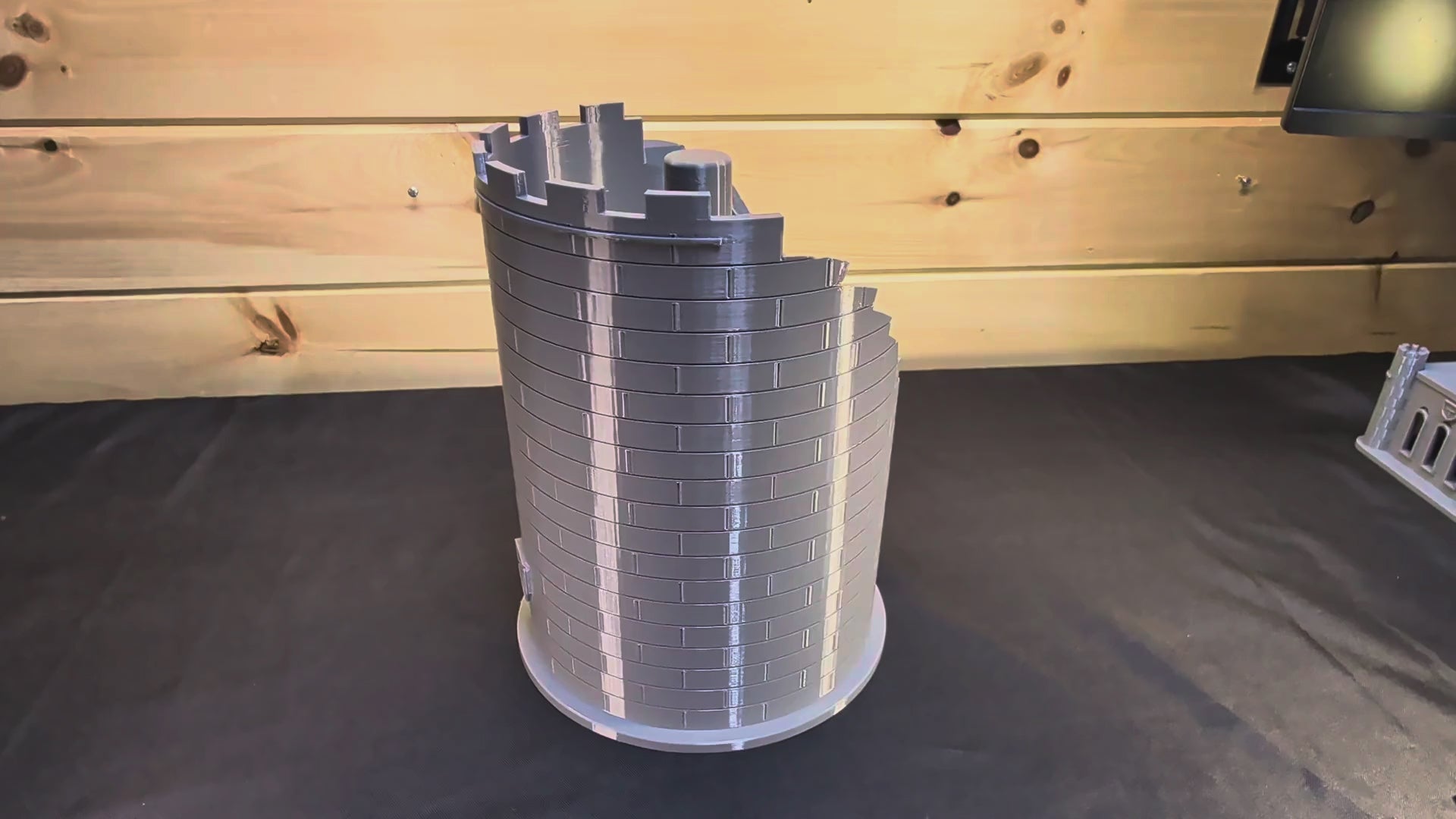 Castle ruins paper towel holder demonstration and loading a roll